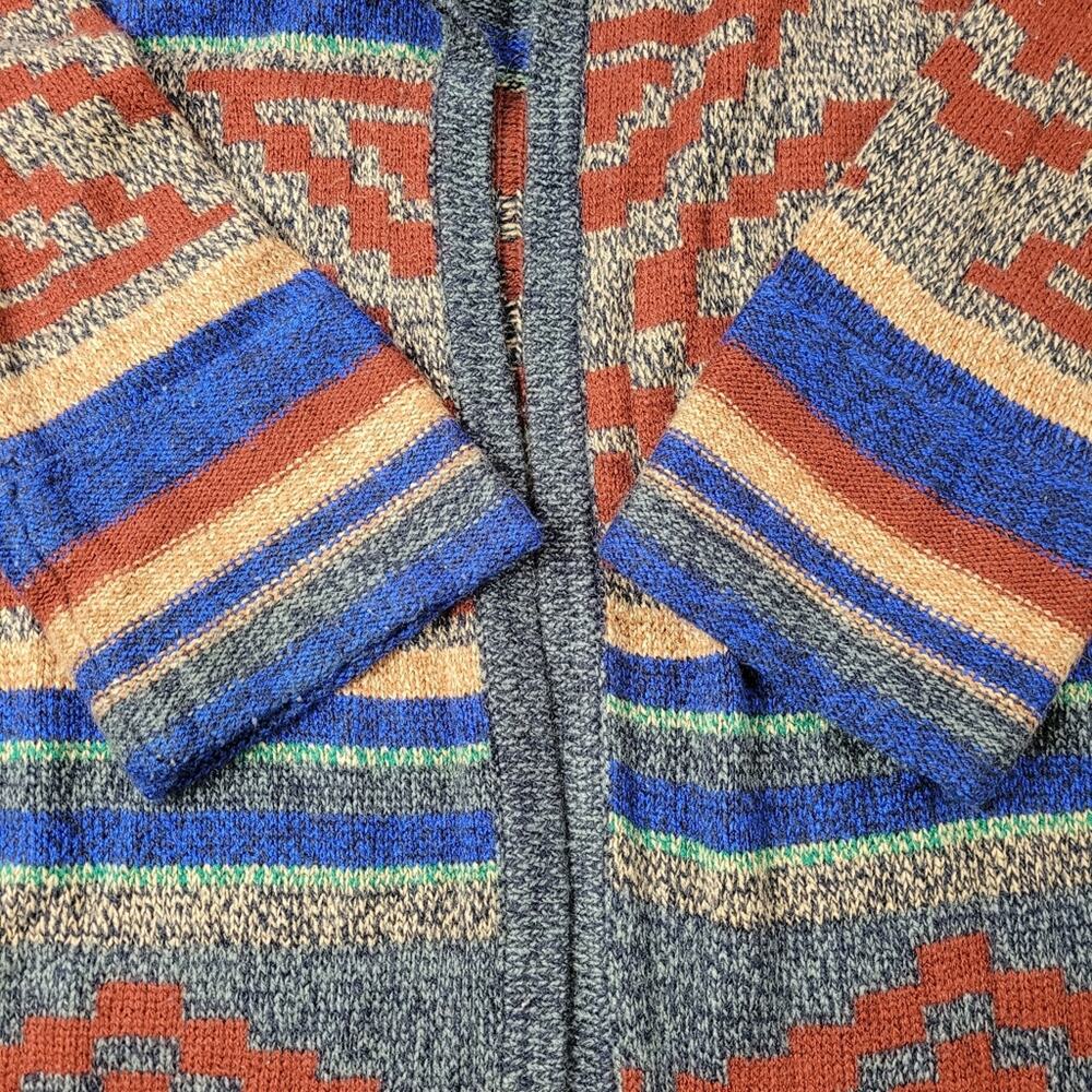 Cable & Gauge Long Southwestern Style Cardigan Sweater size Medium - Picture 6 of 15